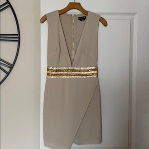 Bebe low cut front dress